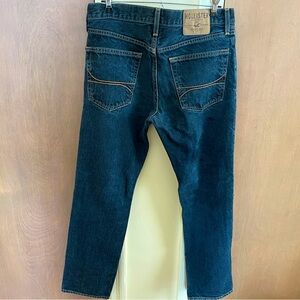 Hollister Men’s Slim Straight Dark Wash Jeans